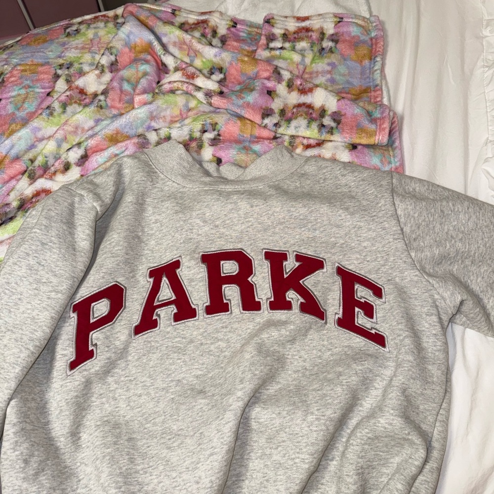 PARKE gray mockneck